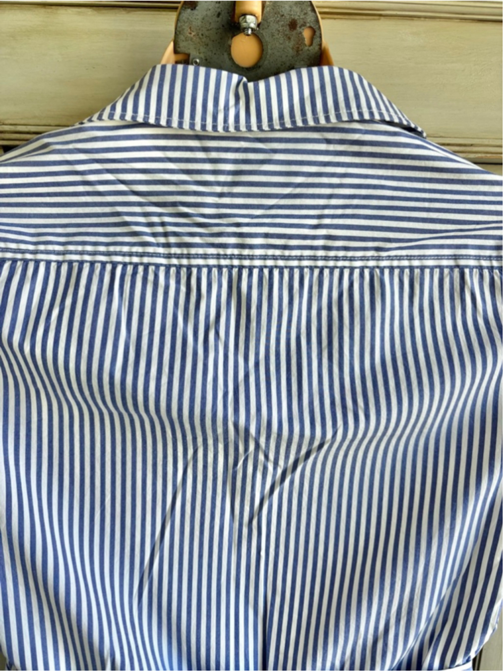 EUC Vineyard Vines Sarah Striped Romper in Ocean Reef | Sz 8 - Picture 9 of 12